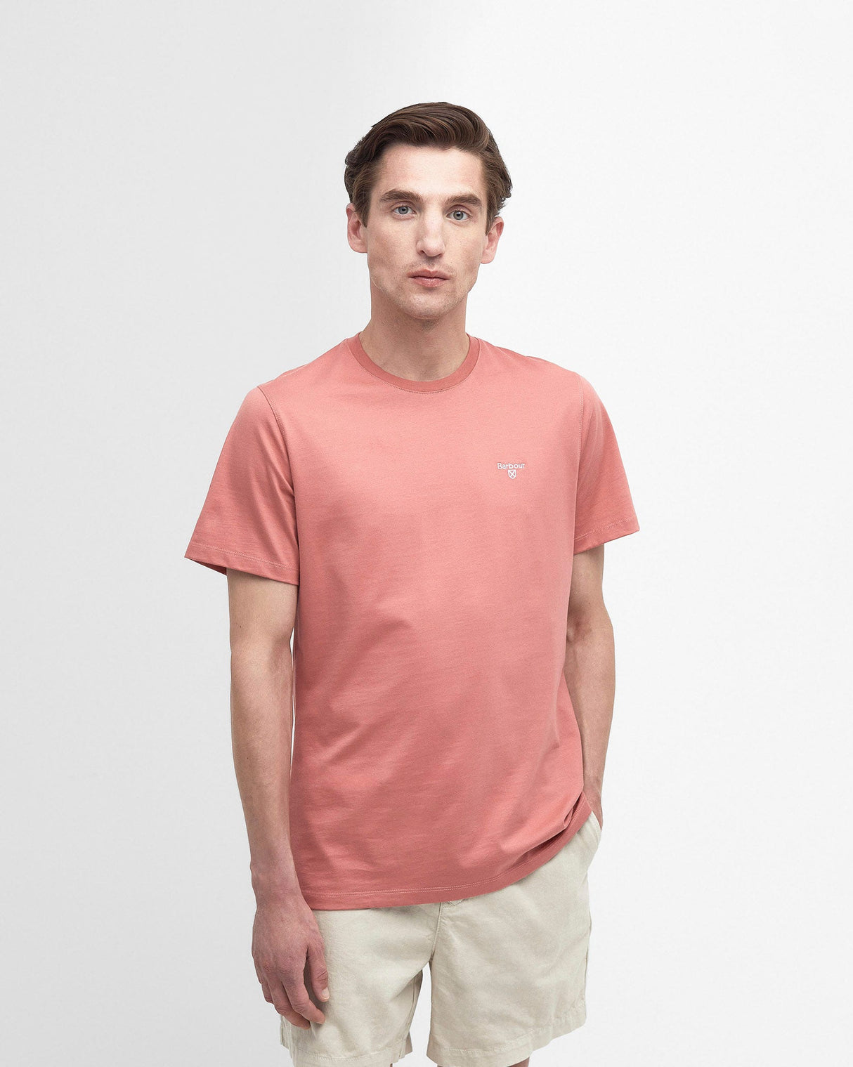 Pink-Clay-Essential-Sports-T-Shirt