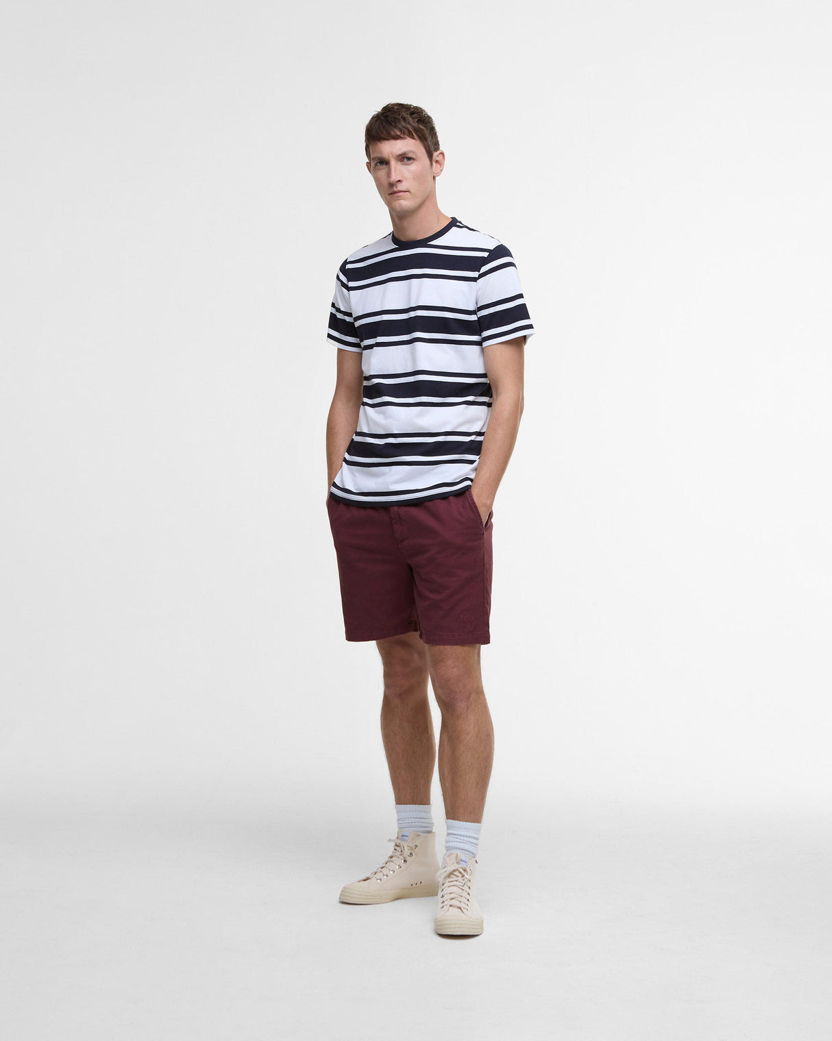 Navy Stripe Colts Relaxed Fit T-Shirt