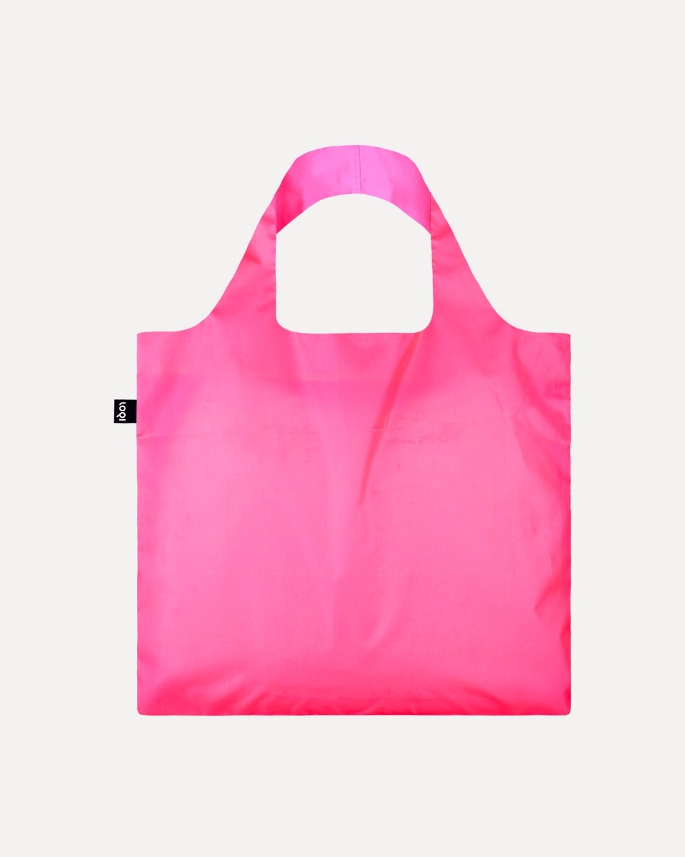 Neon Pink Recycled Carry Bag
