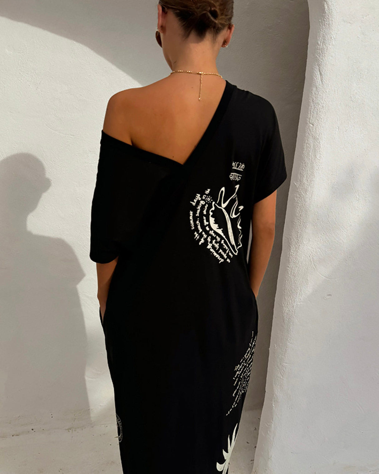 Black Palma T-Shirt Dress