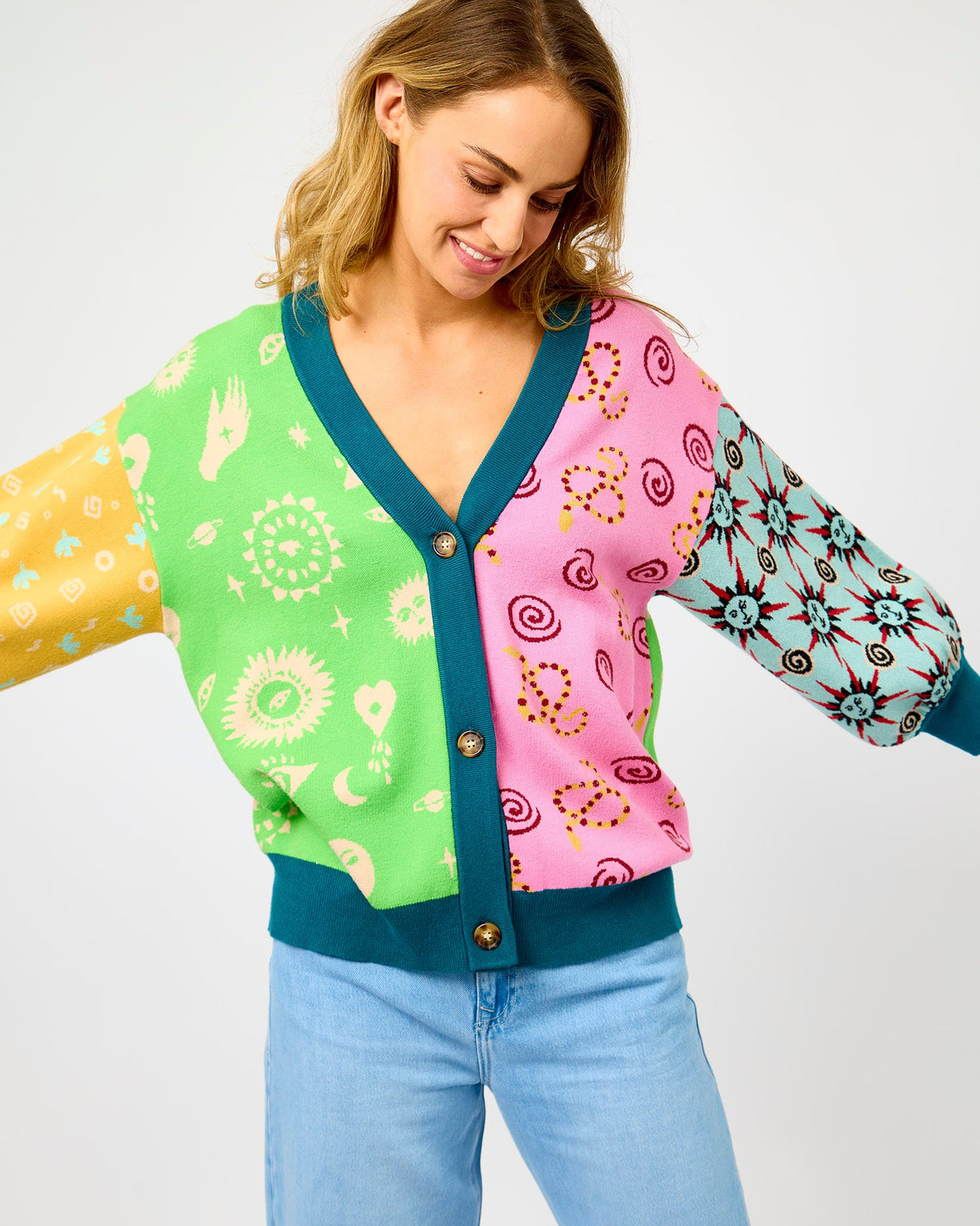 Multicolour-Morocco-Martha-Knit-Cardigan