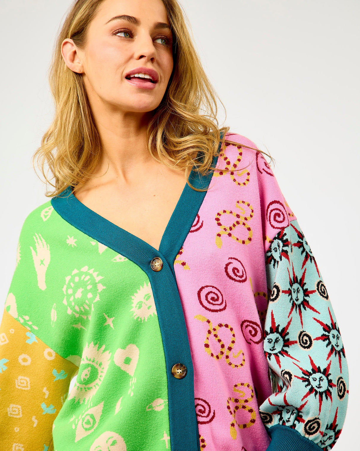 Multicolour Morocco Martha Knit Cardigan