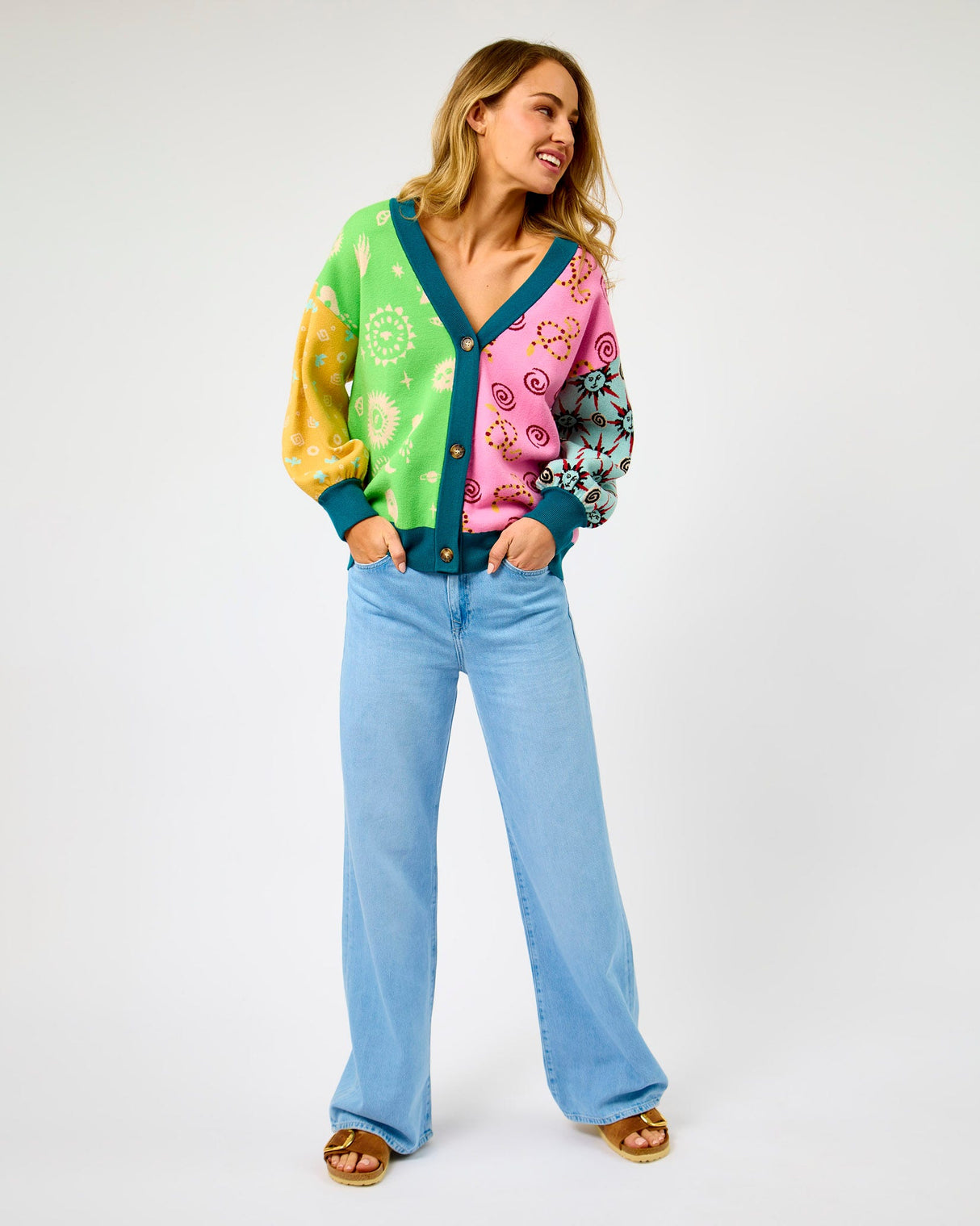 Multicolour Morocco Martha Knit Cardigan