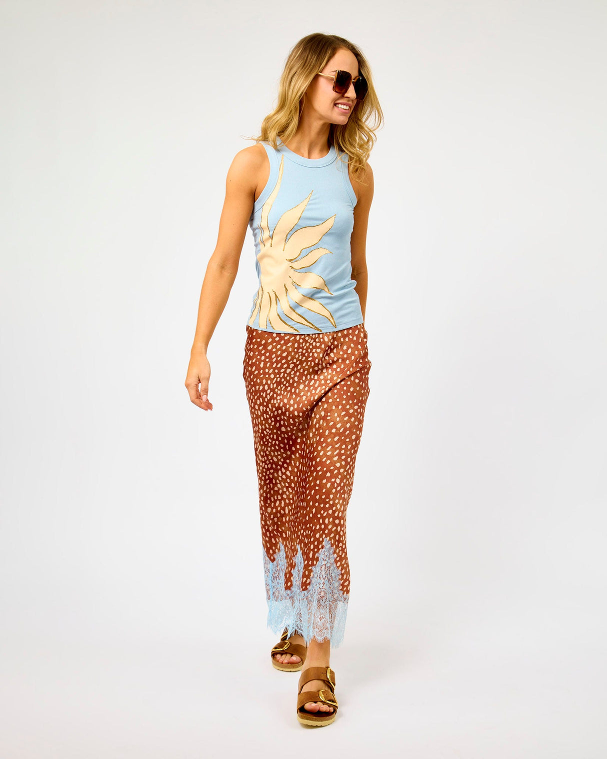 FAWN PRINT MAEVA SKIRT