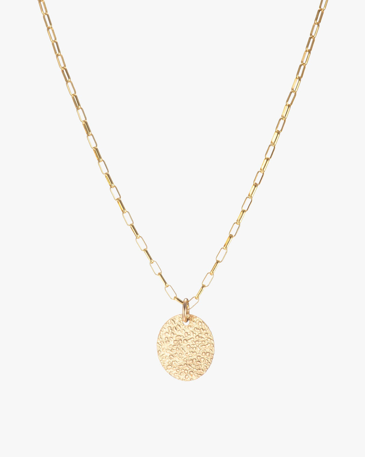 Gold-Filled-Textured-Disc-Pendant