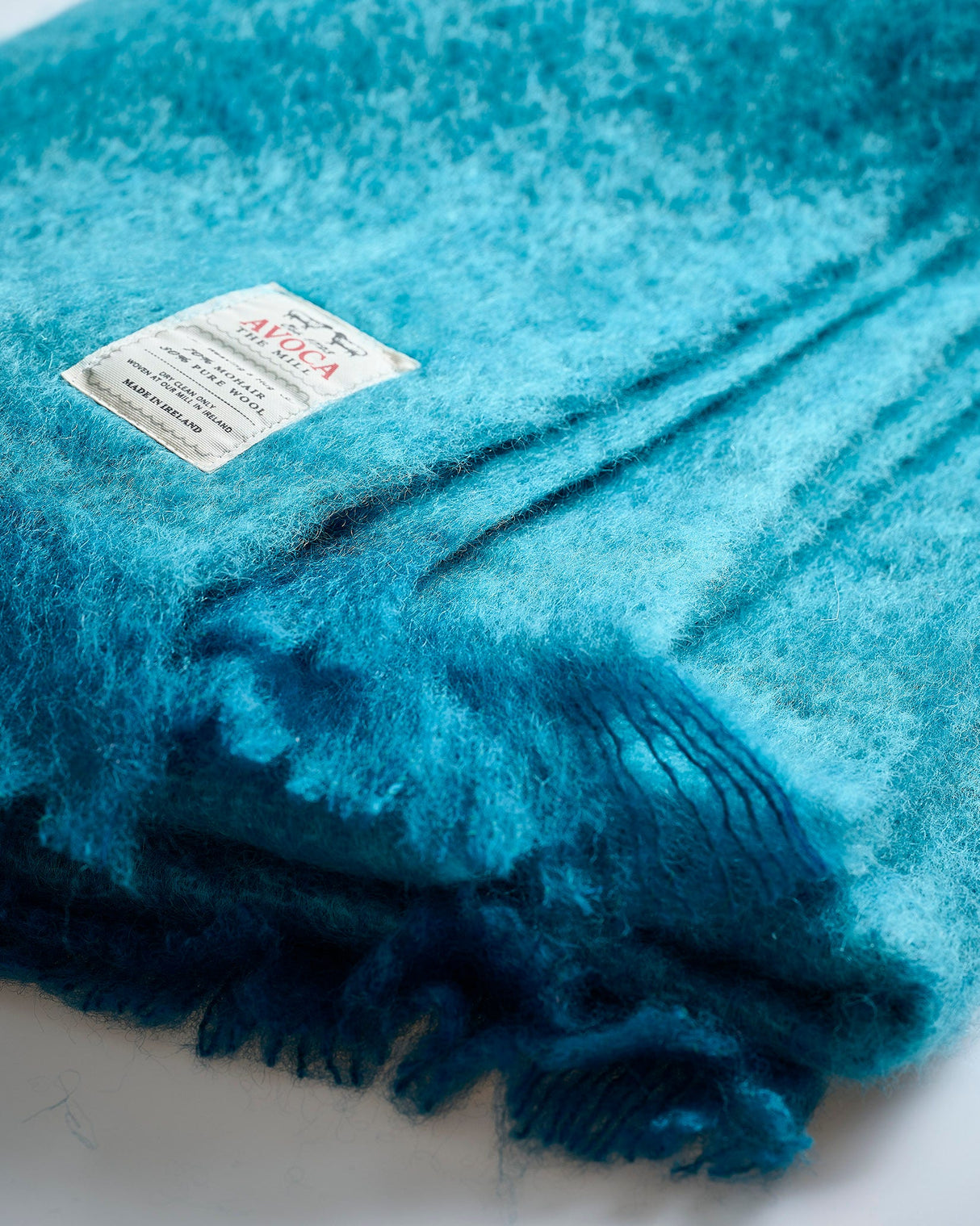Ocean Mohair Throw
