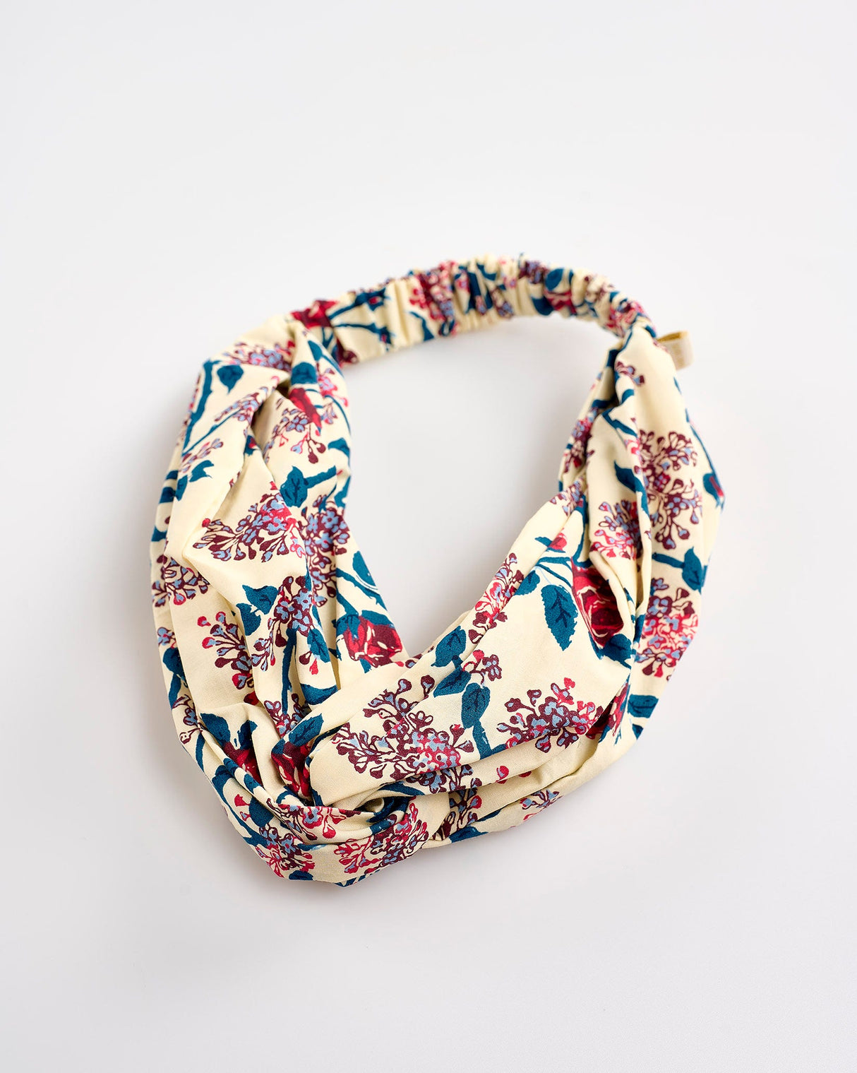 Orange-Rose-Cotton-Hair-Band
