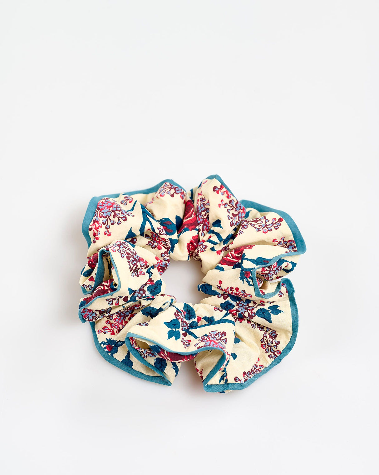 Orange-Rose-Cotton-Hair-Scrunchie
