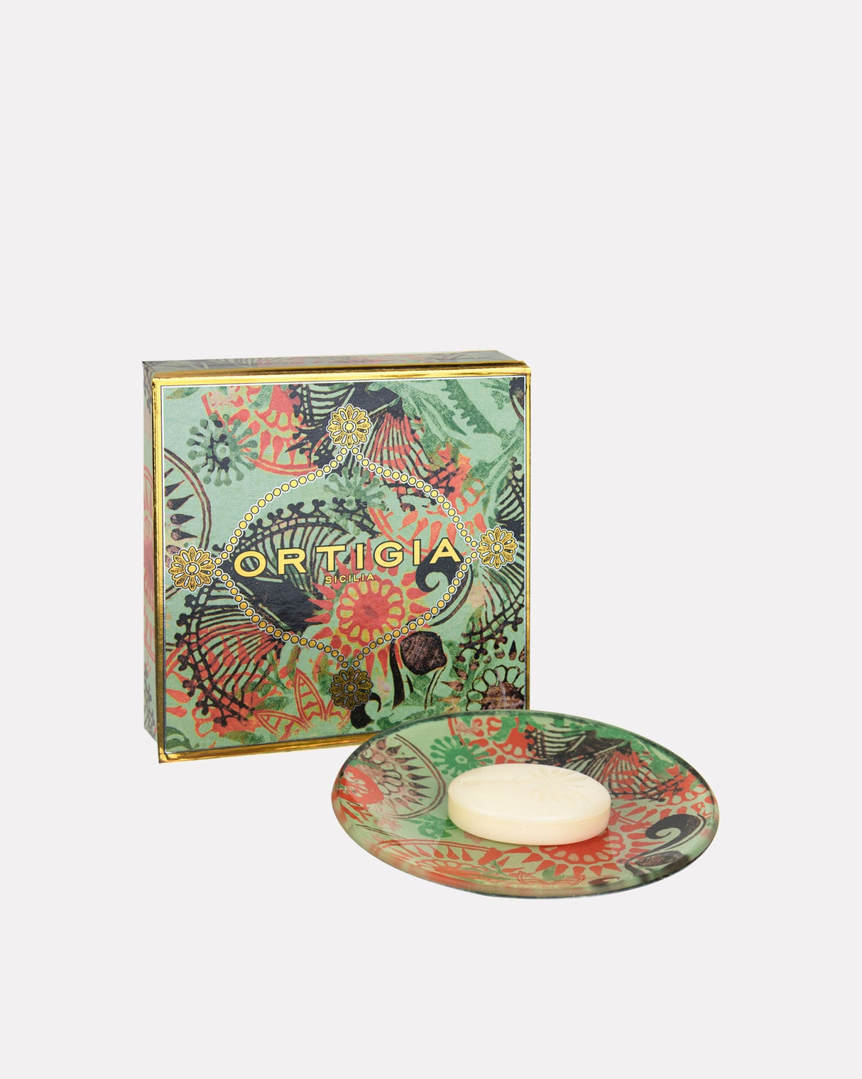 Fico-D'India-Glass-Plate-&-Soap