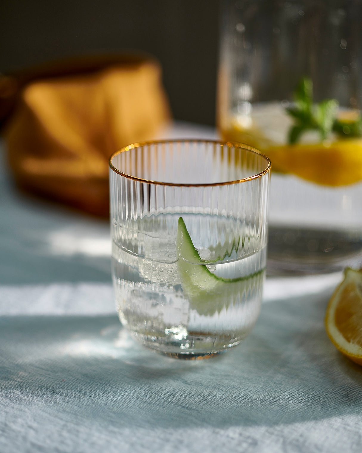 Palermo Gold Tumblers - Set of 4