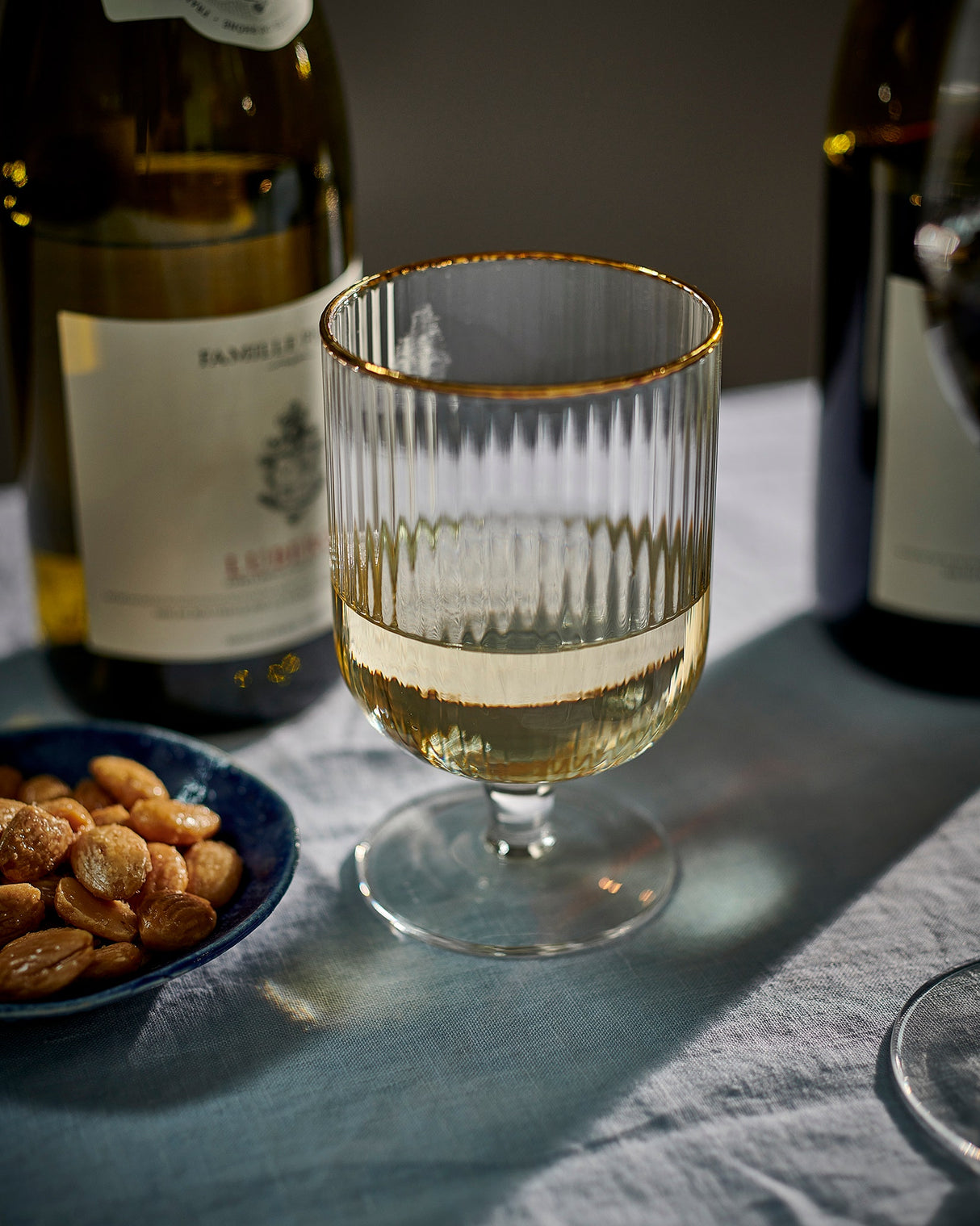 Palermo Gold Wine Glasses - Set of 4