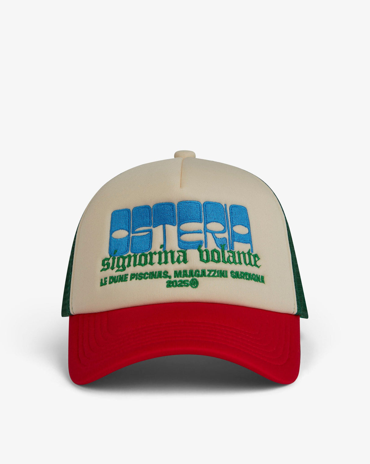 Green-Red-Osteria-Trucker-Cap
