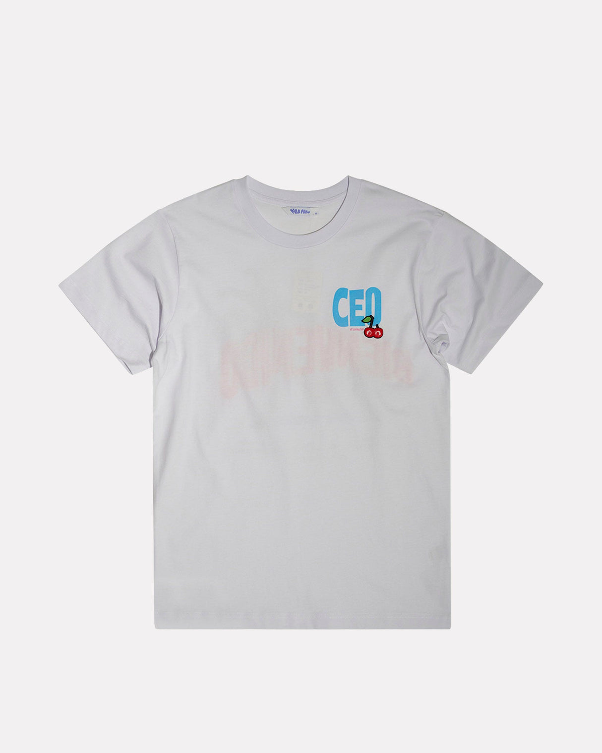 White-'Langosteria'-Graphic-T-Shirt