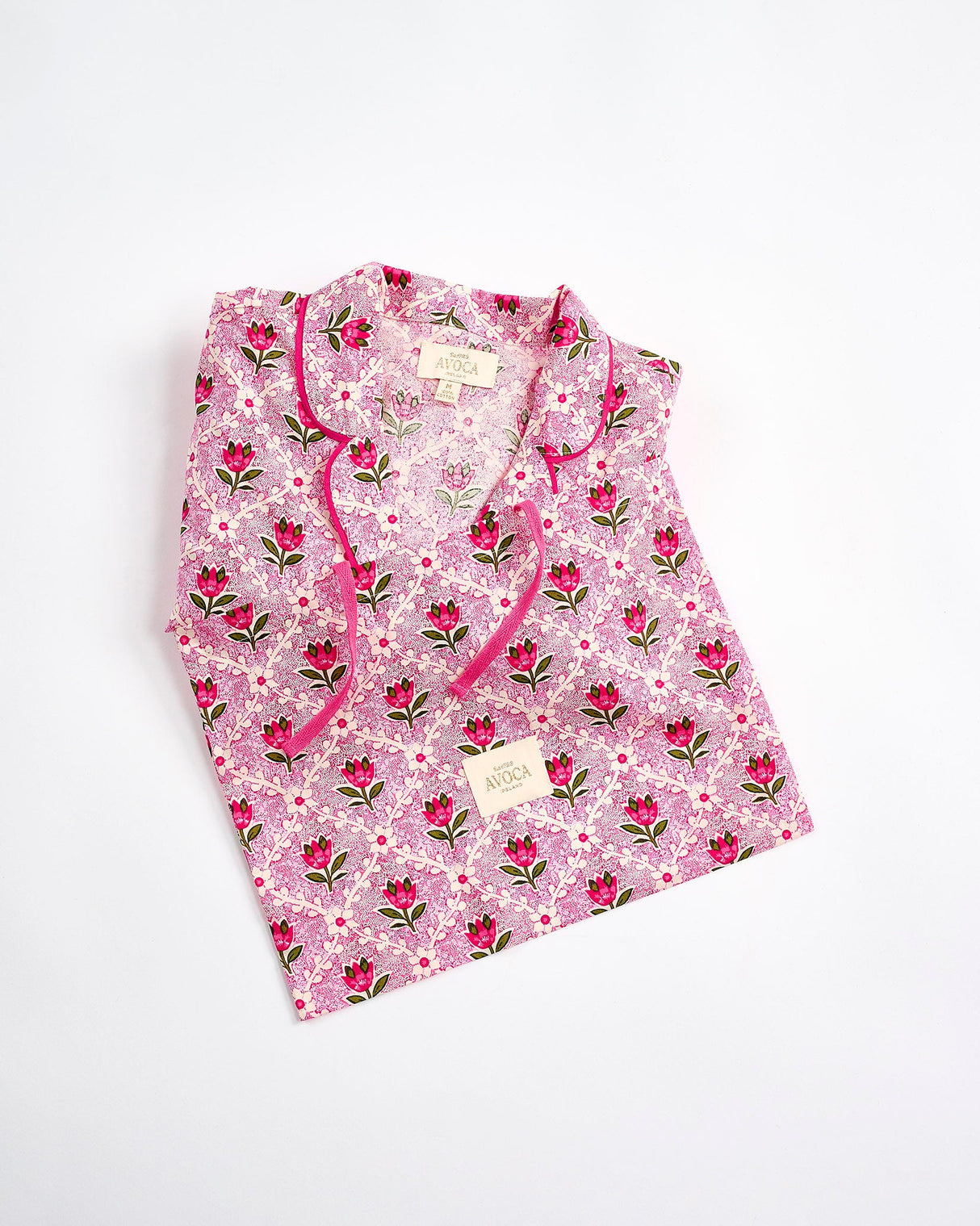 Pink Tulip Cotton Pyjama Set