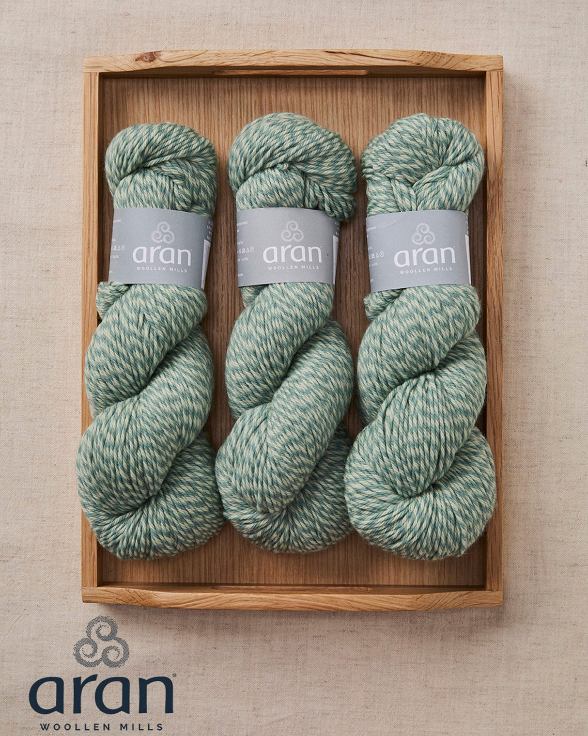 Mint Aran Supersoft Merino Yarn Skein