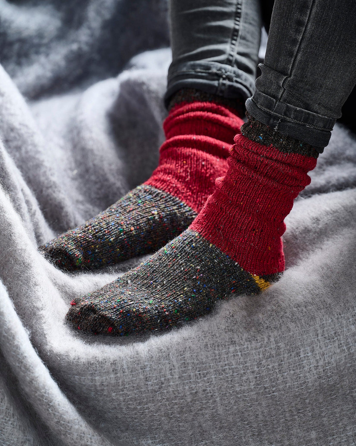 Raphoe & Millstone Men's Donegal Wool Socks