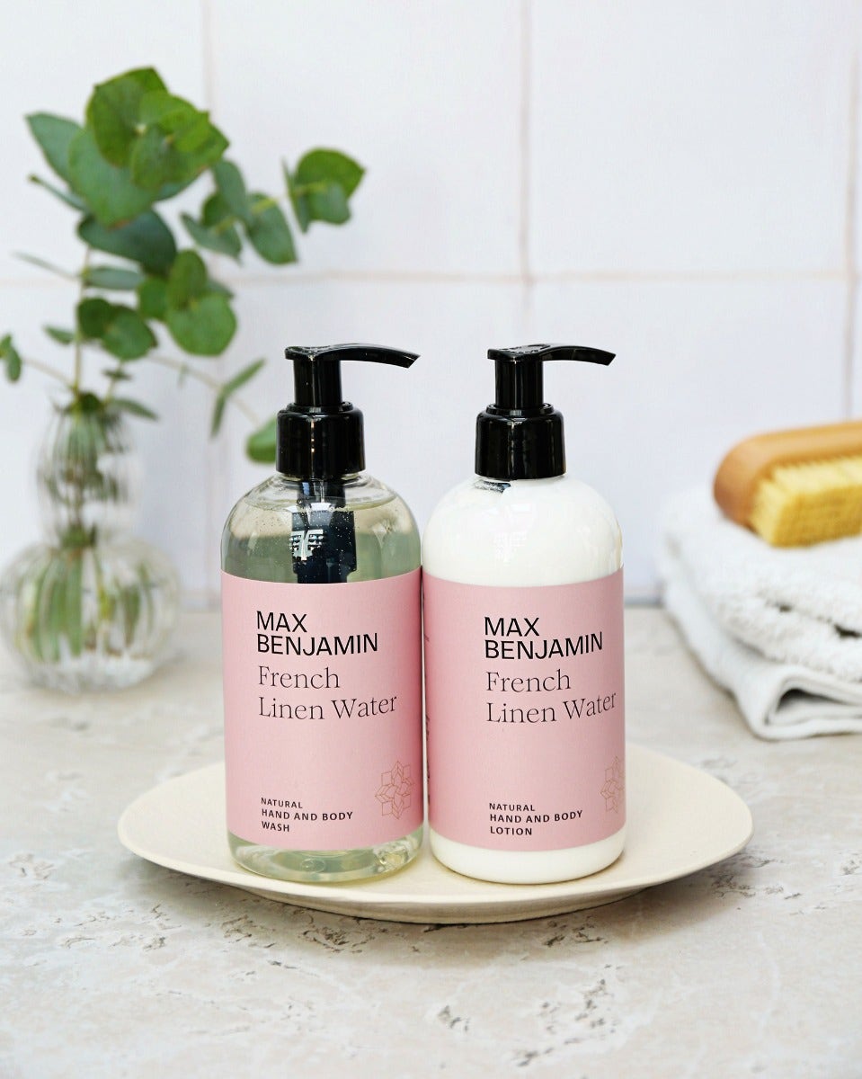 French Linen Water Hand Wash & Lotion Gift Set