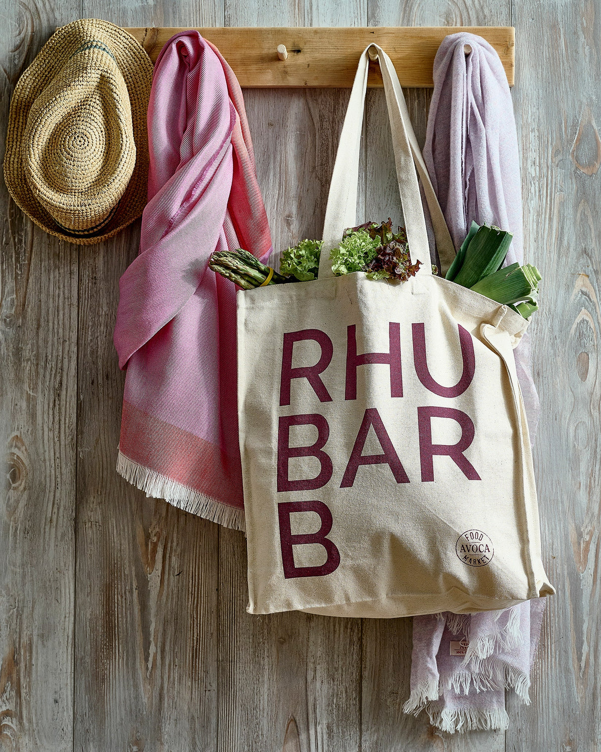 Rhubarb Canvas Bag