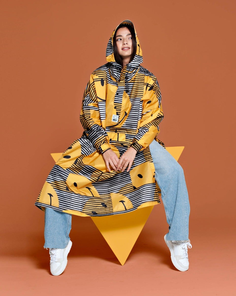 Sunset x Smiley Waterproof Poncho