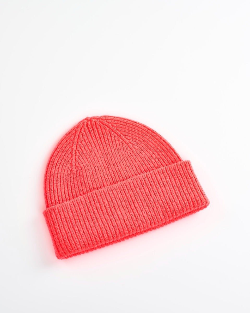Neon Orange Lambswool Clyde Hat