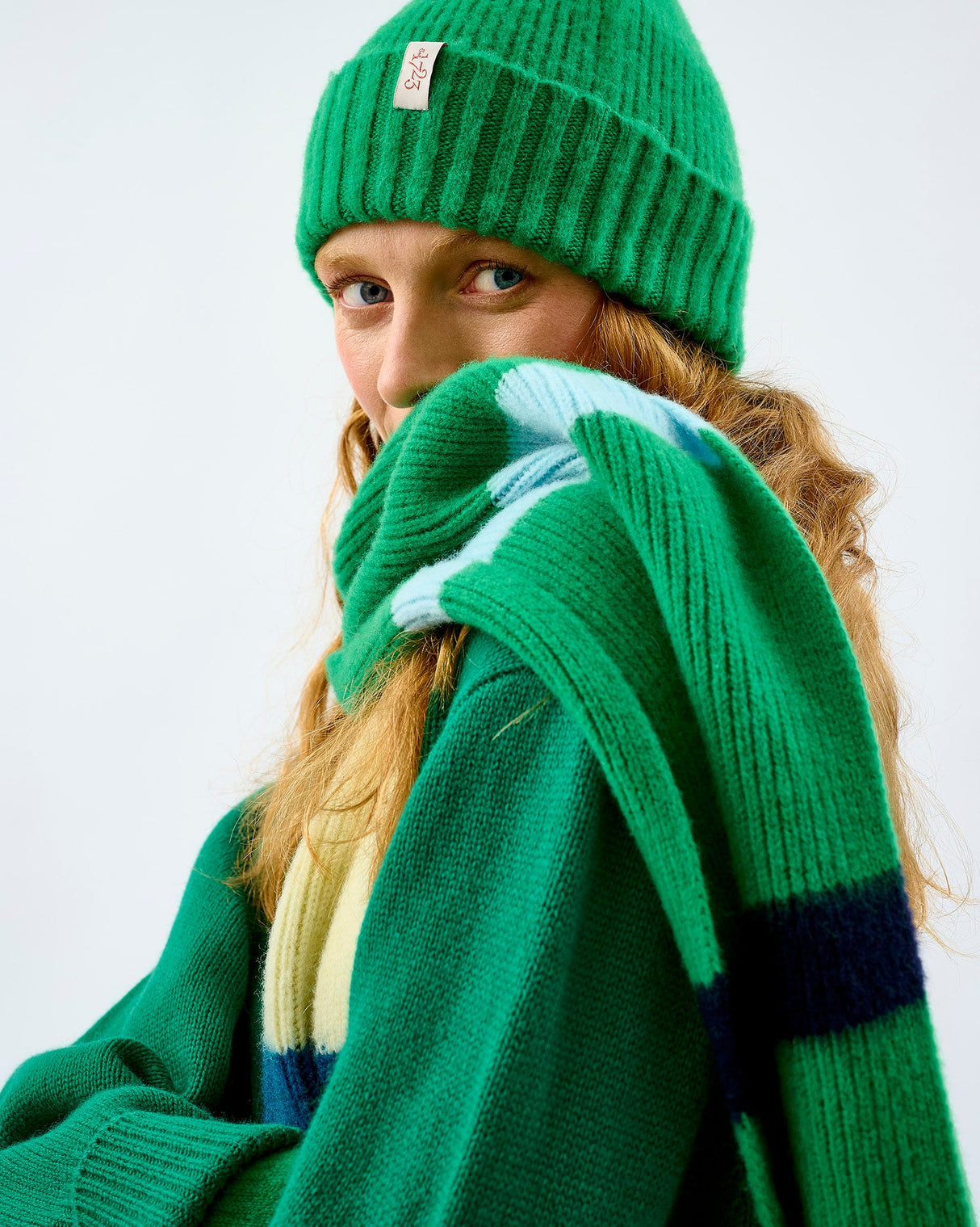 Diesel & Billiard Brushed Lambswool Stripe Scarf