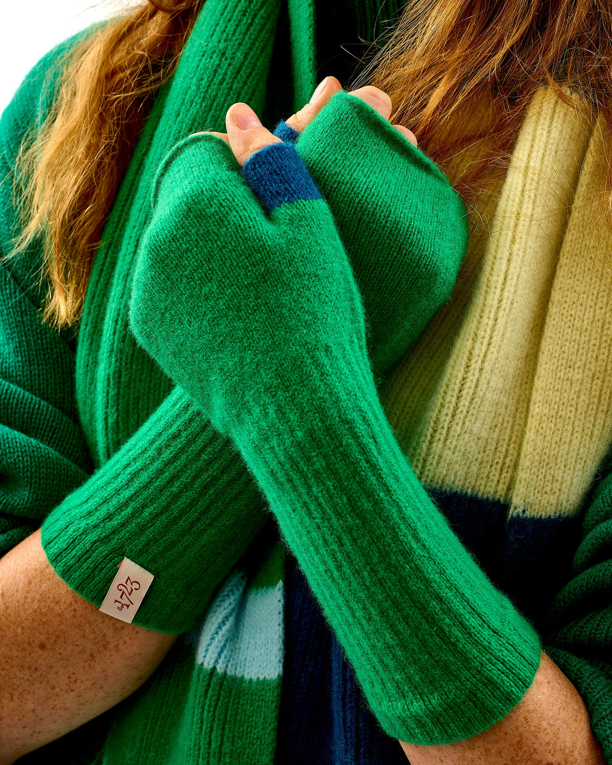 Billiard & Diesel Lambswool Fingerless Mittens