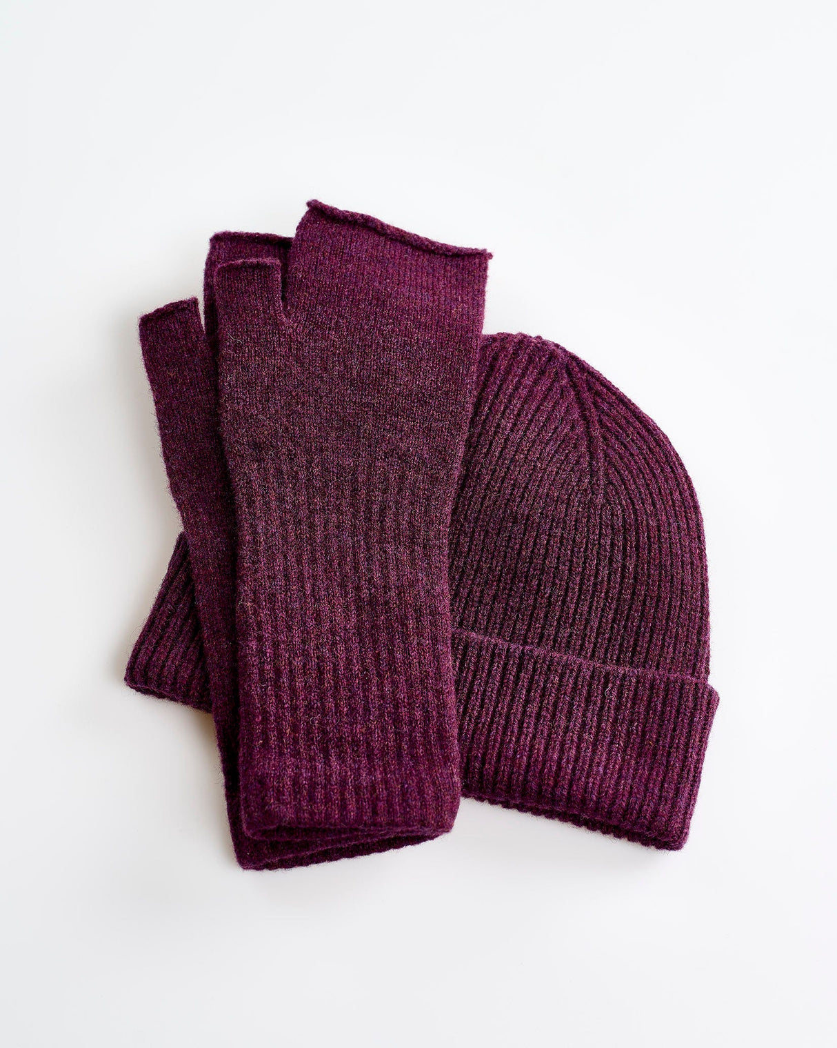 Black Grape Lambswool Clyde Hat