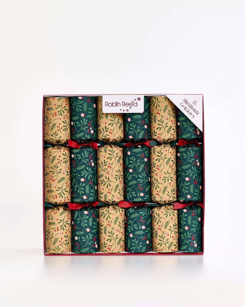 Natural Foliage Handmade Christmas Crackers