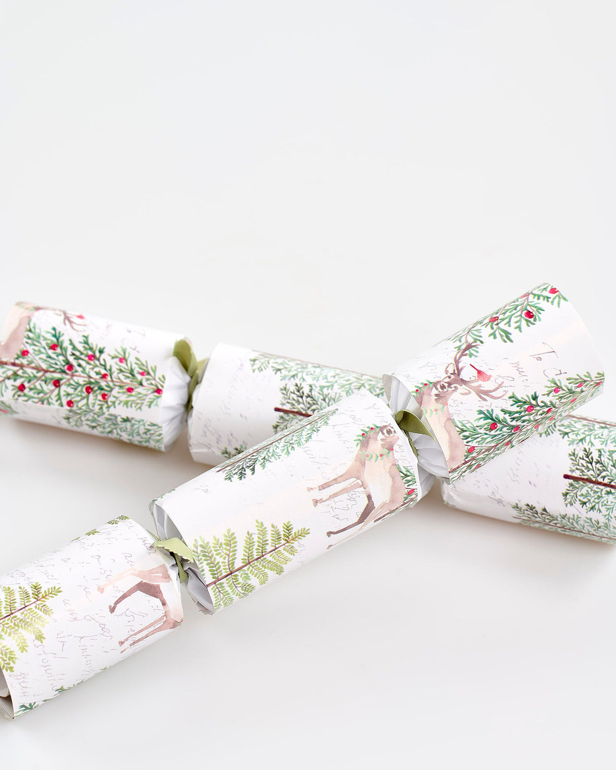 Sage Woodland Handmade Christmas Crackers