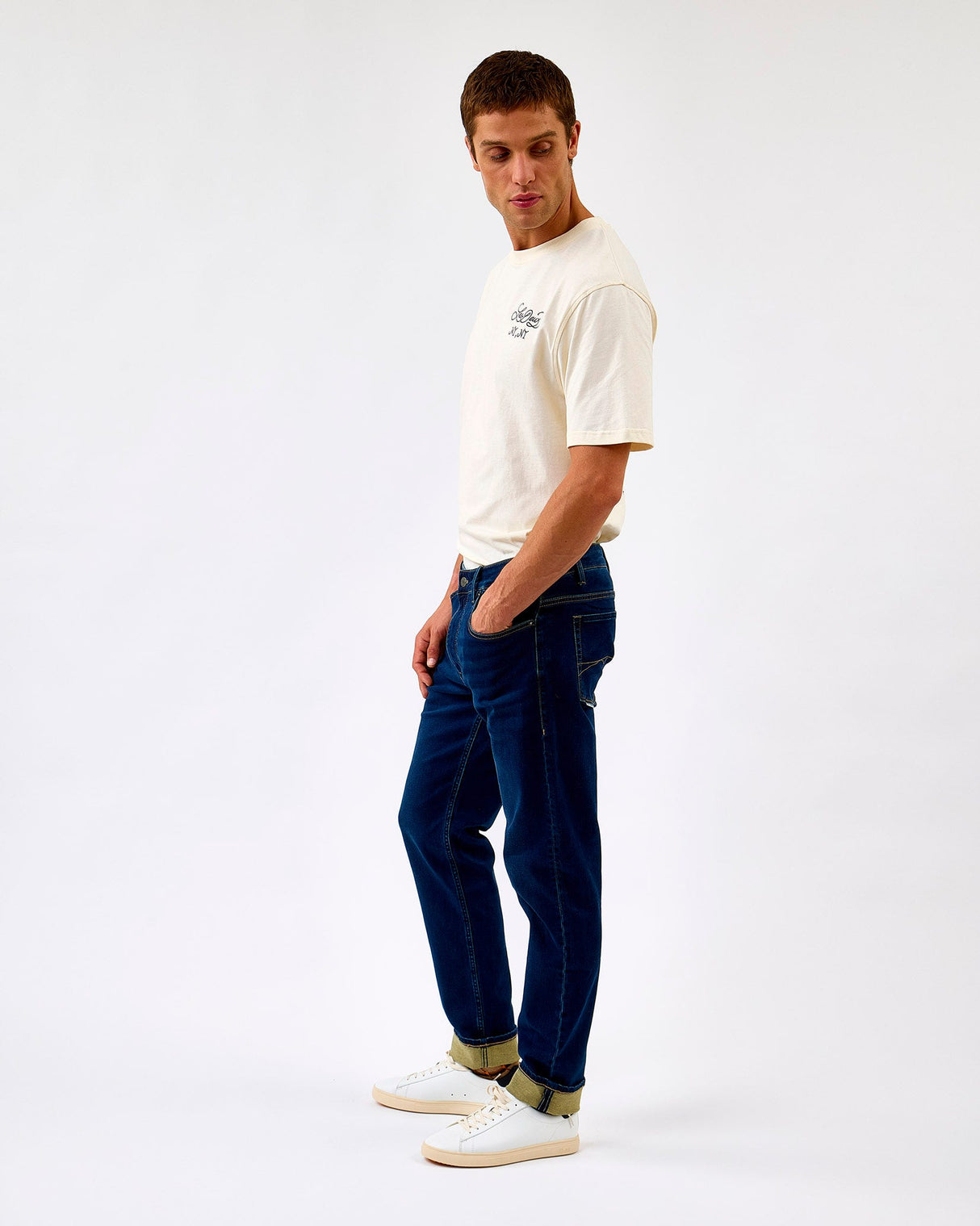 Dark Blue S-Activ Slim Fit Jeans