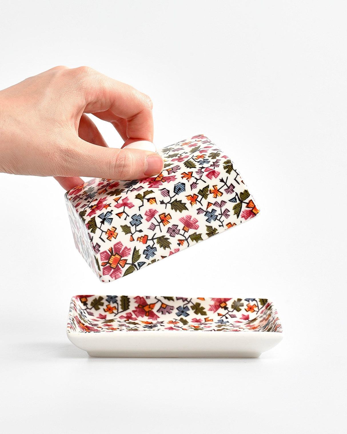 Pink-Periwinkle-Butter-Dish