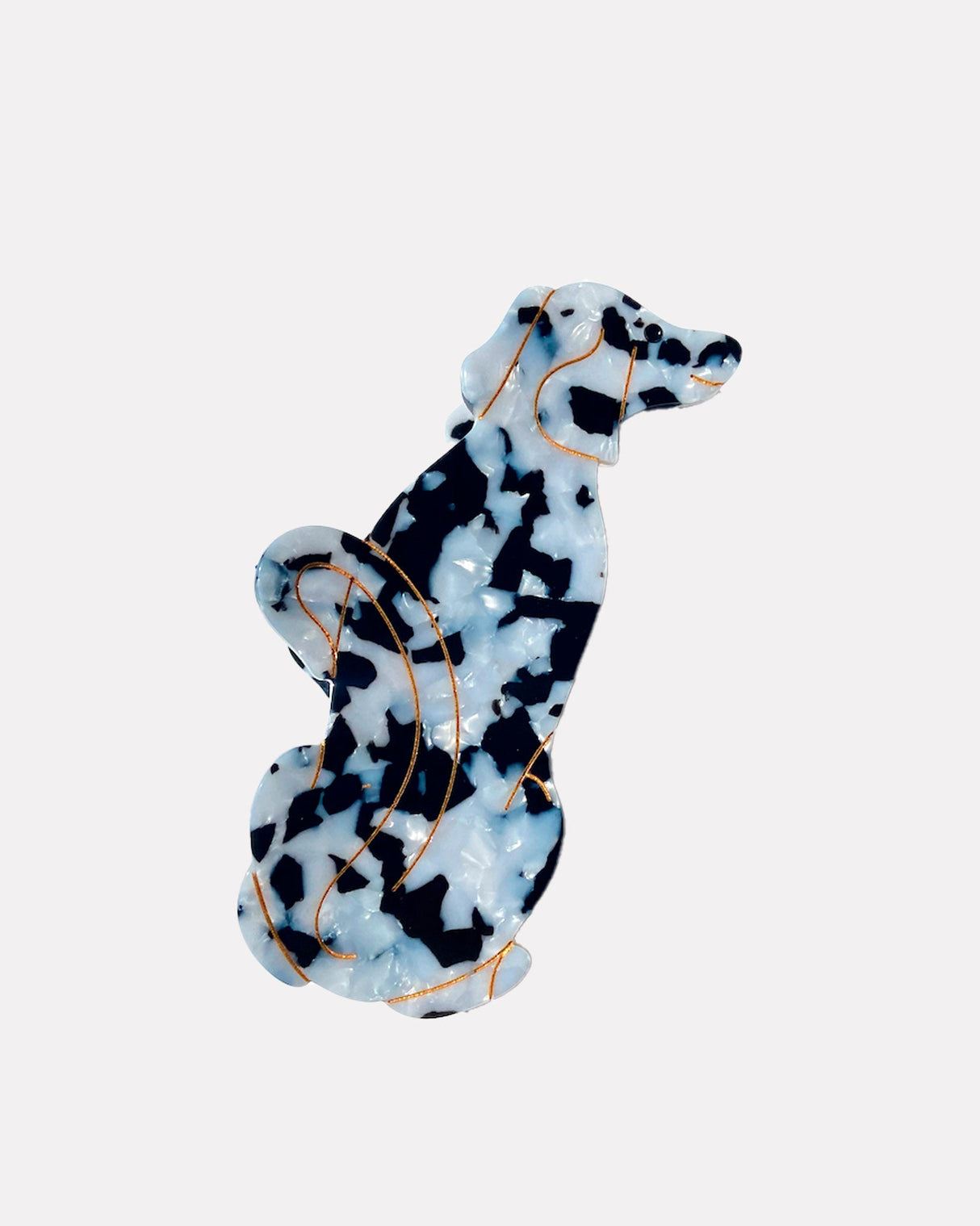 Hand-Painted-Dalmation-Dog-Hair-Clip