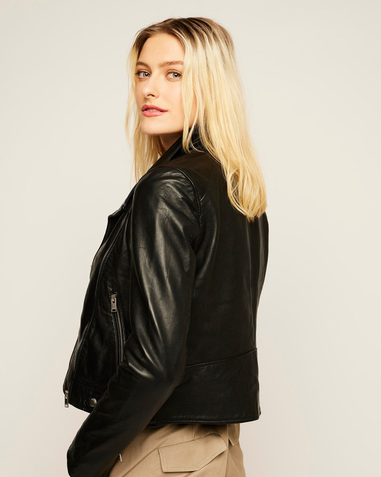 Black Katie Leather Jacket