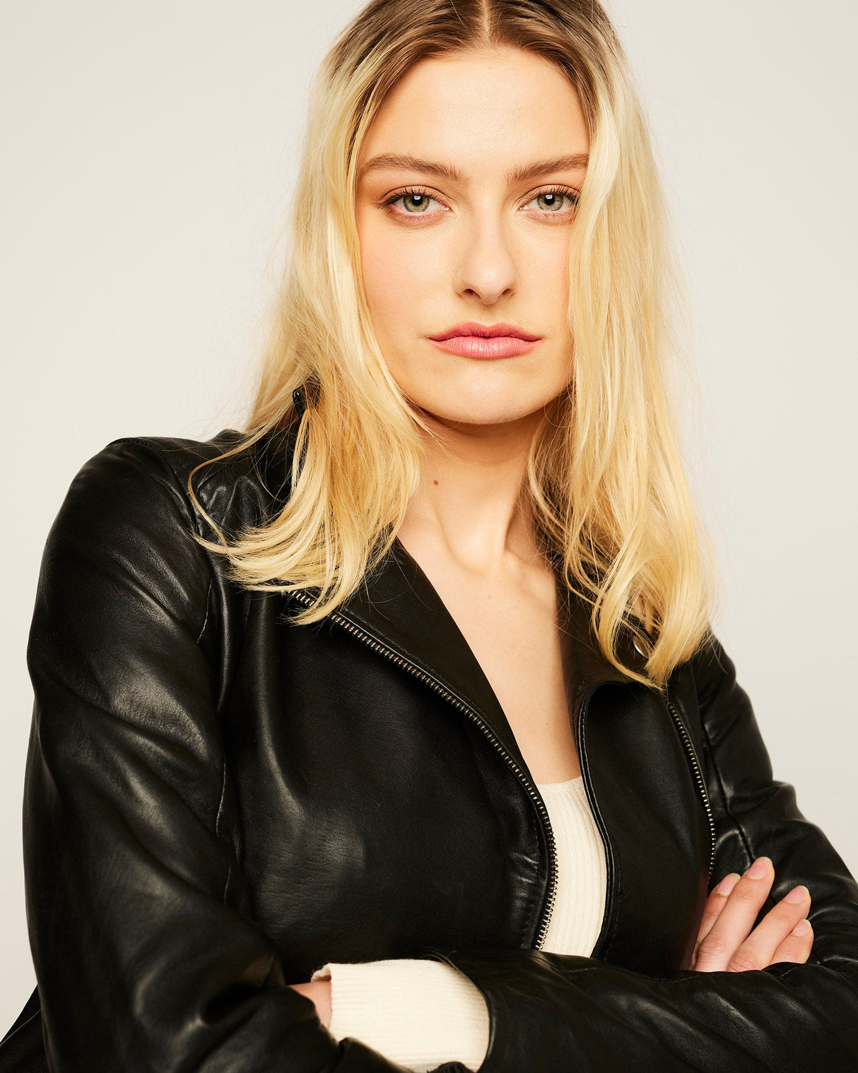 Black Katie Leather Jacket