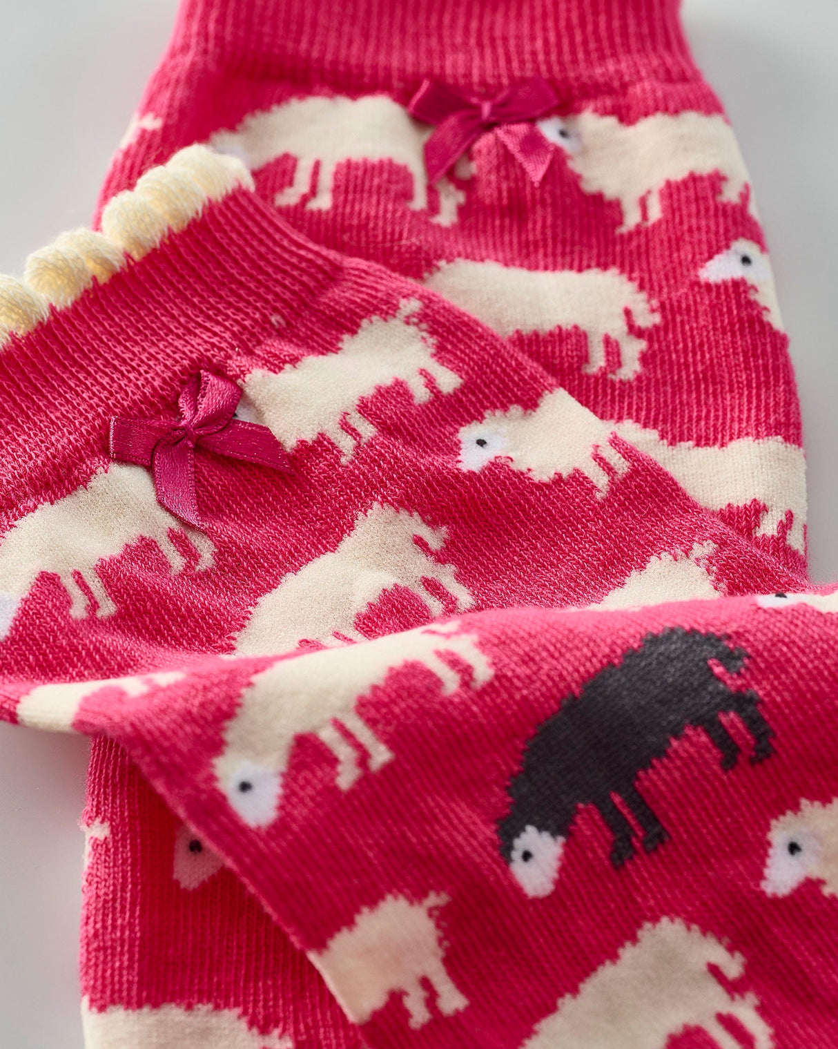 Sheep-On-Pink-Knee-Socks