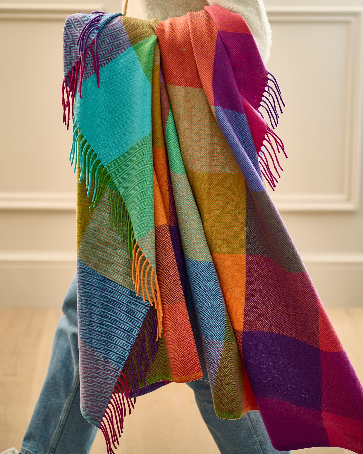 Silken Cashmere Blend Throw