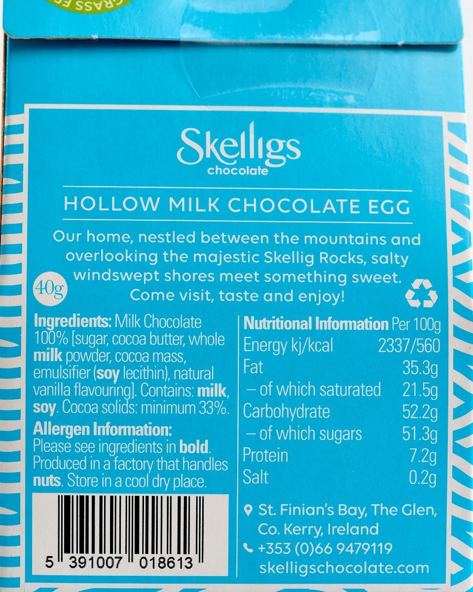 Skelligs Milk Chocolate Puffin Mini Egg
