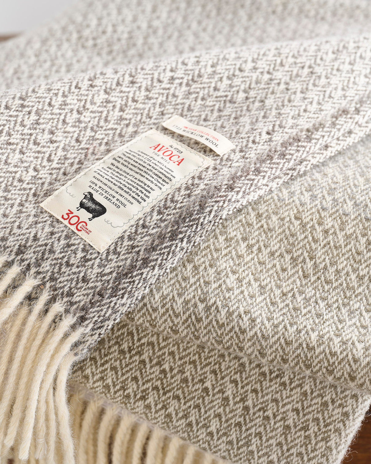 Slate Wicklow Wool Throw
