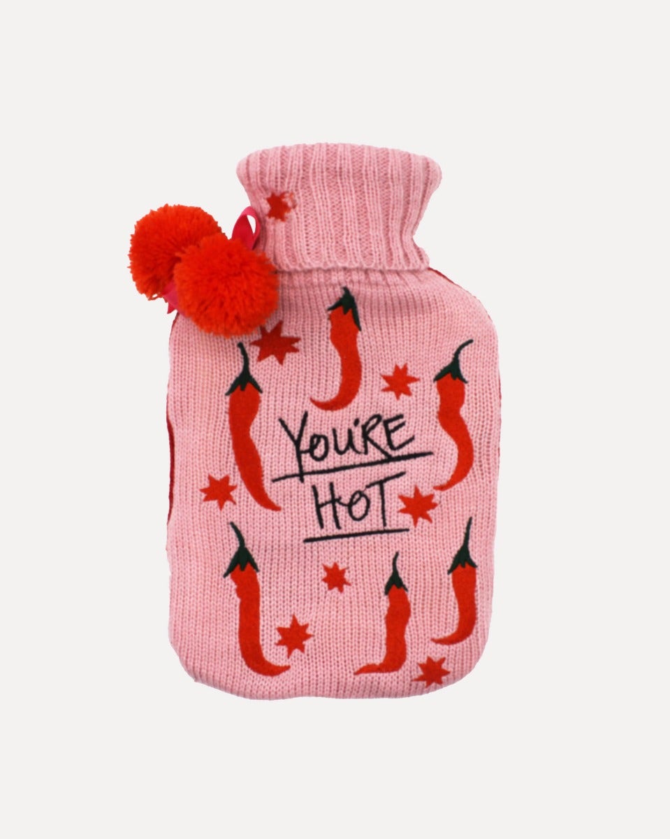 Small Talk Hot Water Bottle - You're Hot