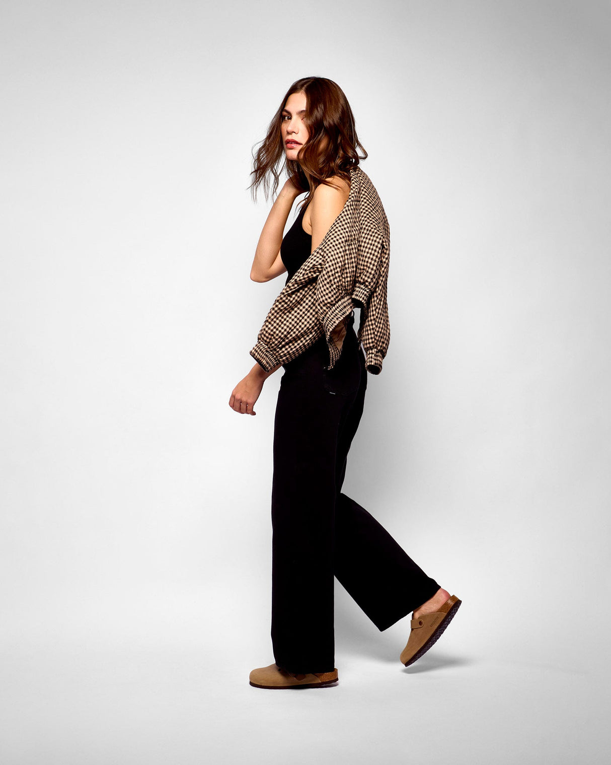 Black & White Gingham Padoue Bomber Jacket