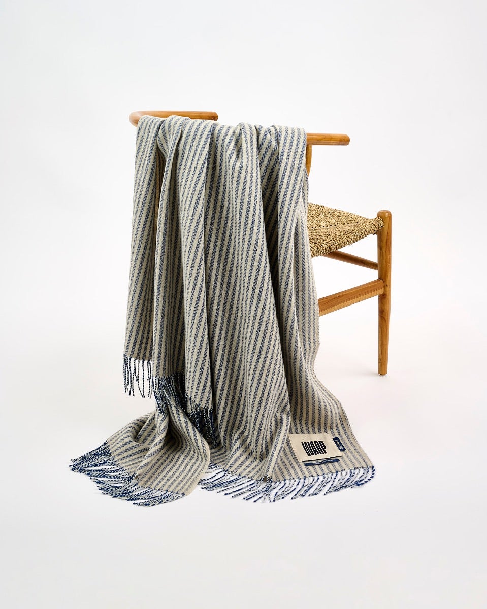 Sugarloaf Stripe Lambswool Throw