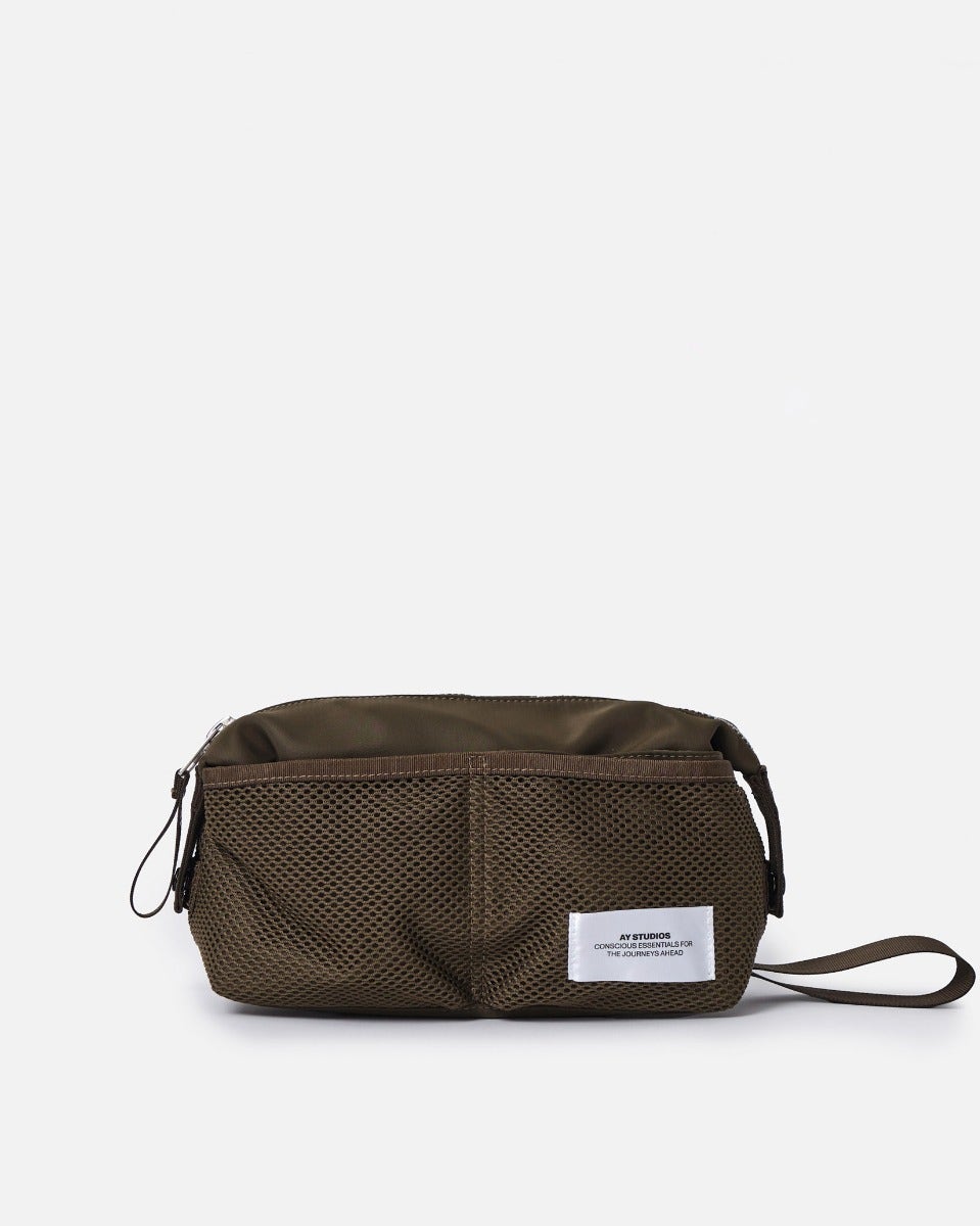 Army Green Wash Bag