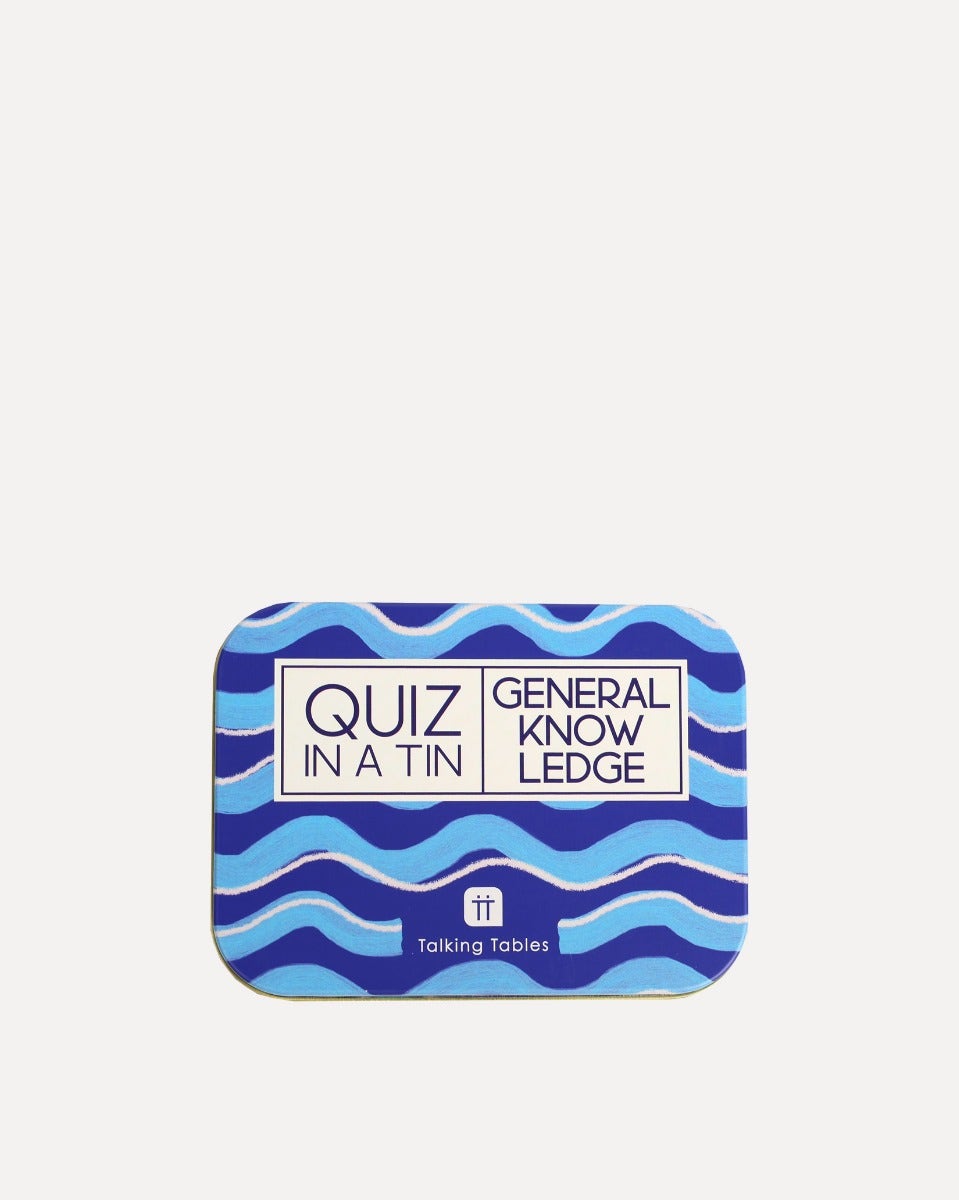 General Knowledge Quiz In A Tin