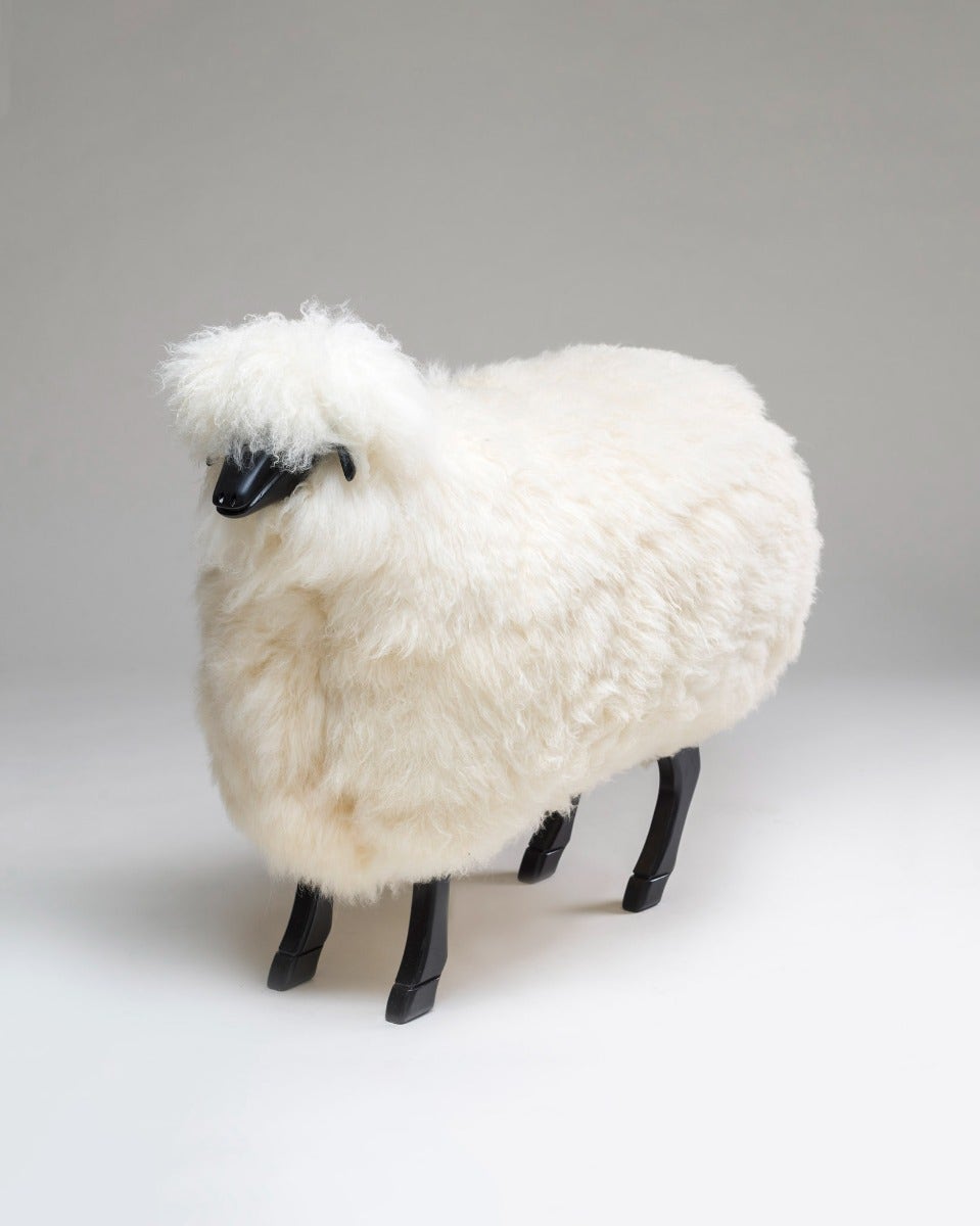 Berberine Life Size Wool Sheep