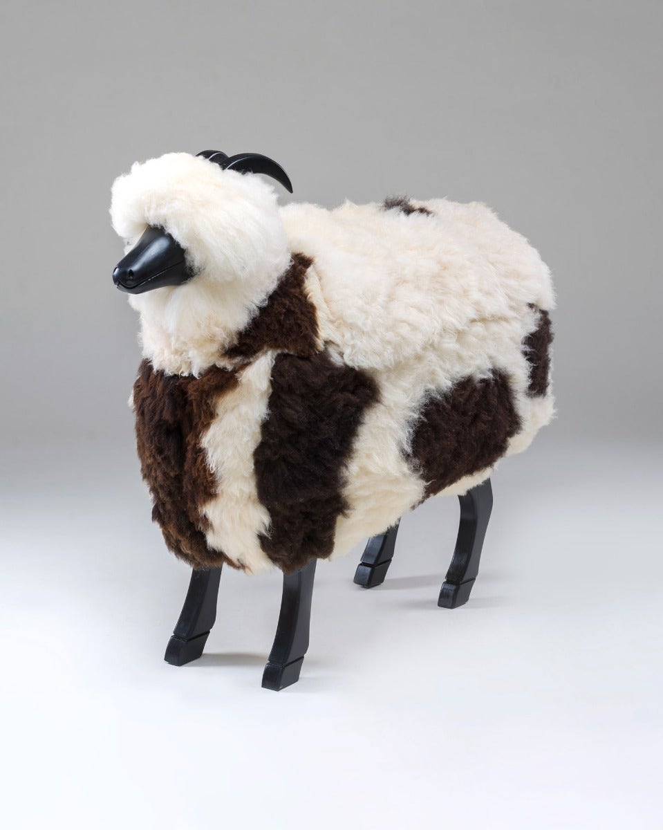 Thibar Life Size Wool Sheep