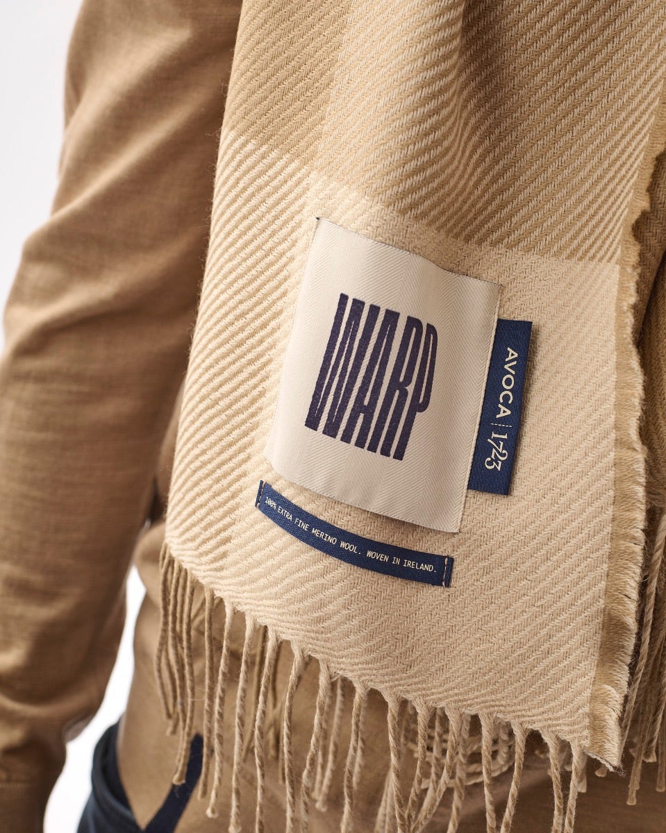 Cream-Camel-Two-Tails-Of-Merino-Scarf