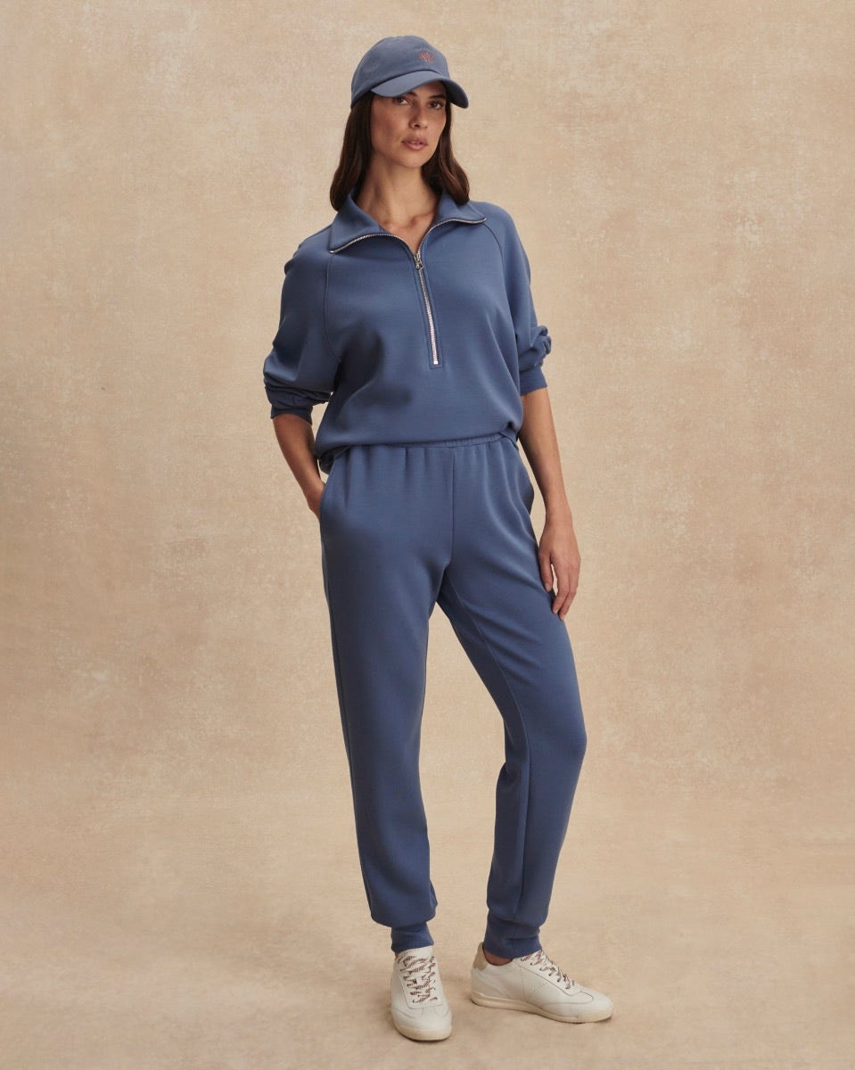 Bijou Blue Slim Cuff Joggers