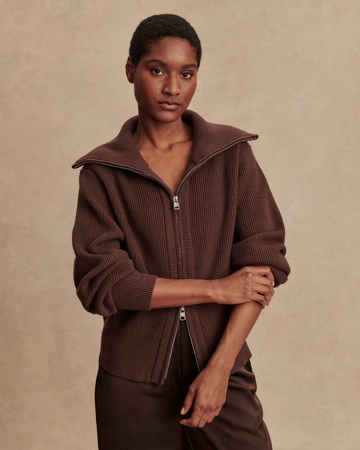 Coffee Bean Enrico Knit Jacket
