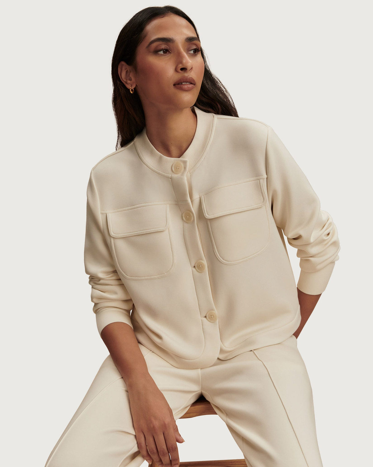 Pristine Hartwell Button Through Sweatshirt