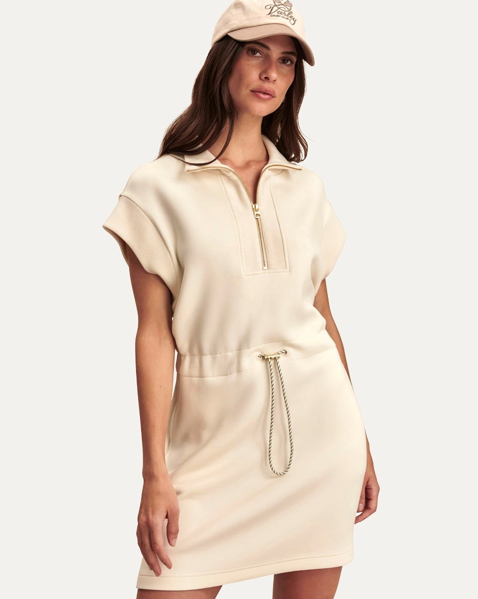 Pristine-Avaya-Half-Zip-Mini-Dress
